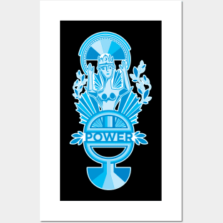 Power in Blue Posters and Art